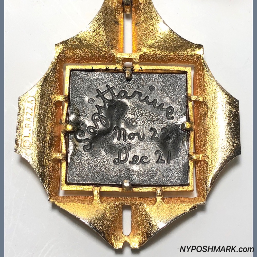RAZZA Zodiac Sagittarius Unisex Necklace Pendant - Picture 6 of 8